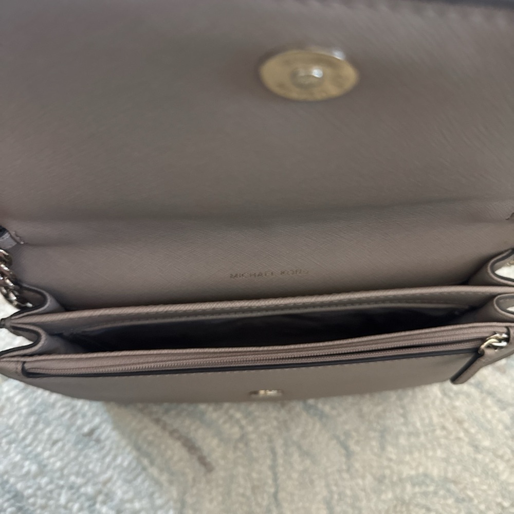 Michael Kors Beige and Brown Shoulder Bag - Picture 4 of 4